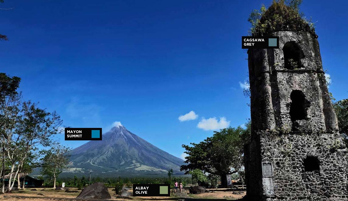 Davies Mt Mayon Colors