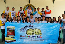 We Care We Share activity at San Fernando