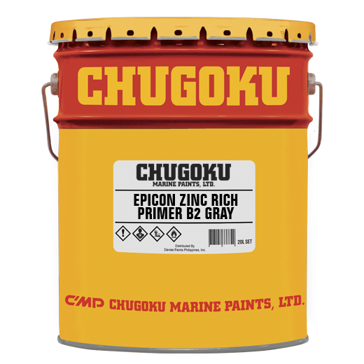 Chugoku Epicon Zinc Rich Primer B2 Gray 20l Png